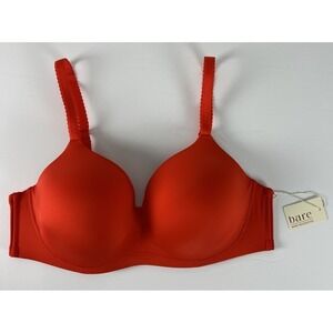 Bare Women Bra Size 32C The Favorite Wireless Smoothing T-Shirt B10246 Poppy B32